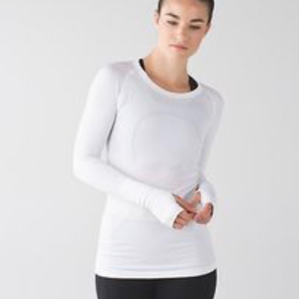 Lululemon White Swiftly Tech Tee